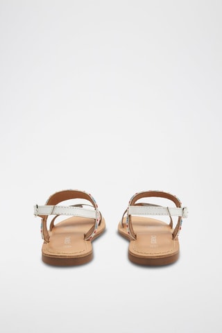 Sandalias de piel - Blanco