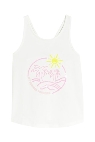 Camiseta de tirantes - Blanco