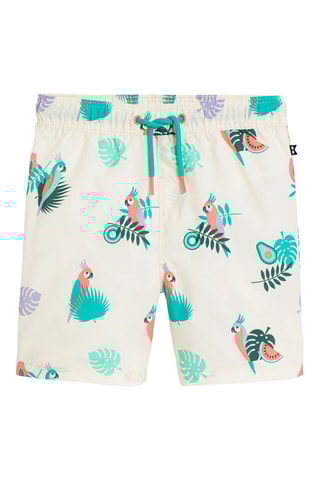 Bañador corto - Blanco