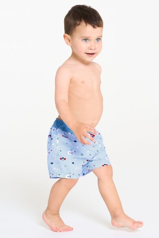 Bañador corto - Celeste