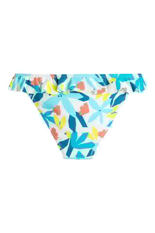 Braga de bikini - Blanco y celeste