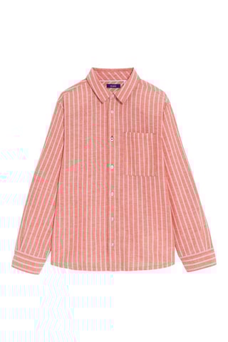Camisa de lino - Coral jaspeado