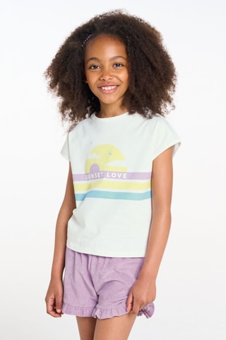 Pijama - Blanco y rosa jaspeado