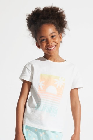 Pijama - Blanco y celeste