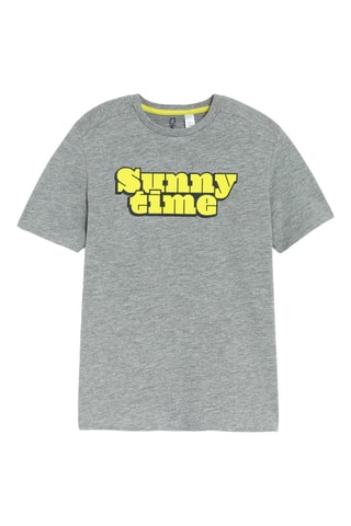 Camiseta - Gris jaspeado