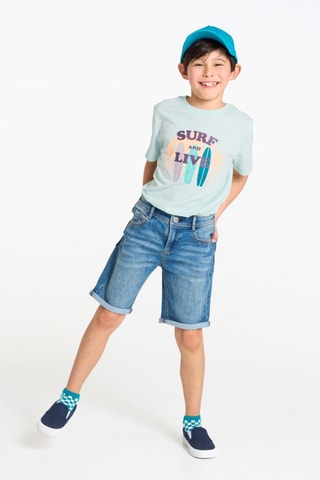 Camiseta - Azul claro