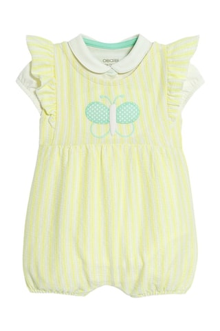 Body y mono - Blanco y amarillo