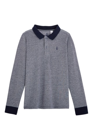 Polo - Gris y azul - Okaïdi