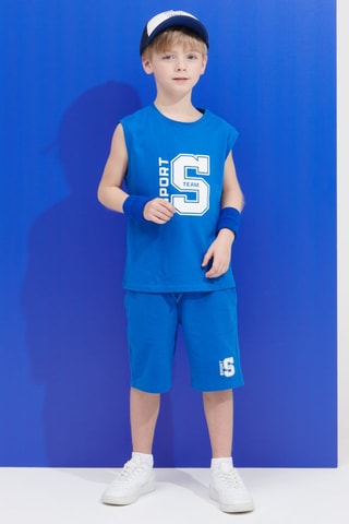 Camiseta de tirantes - Azul eléctrico - Okaïdi