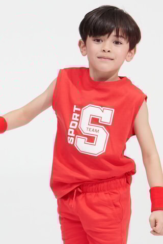 Camiseta de tirantes - Rojo - Okaïdi