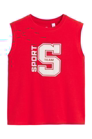 Camiseta de tirantes - Rojo - Okaïdi