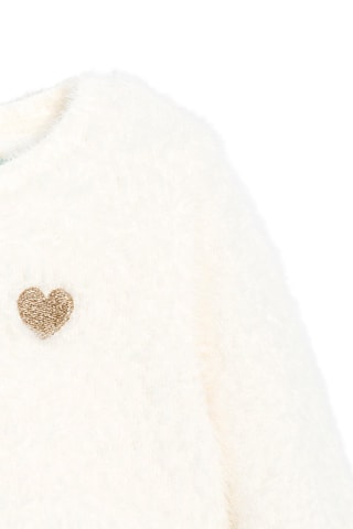 Vestido efecto doble prenda - Crudo - Obaïbi