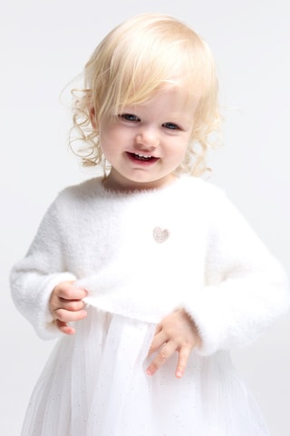 Vestido efecto doble prenda - Crudo - Obaïbi