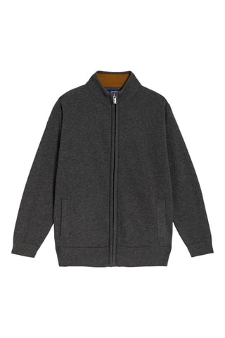 Cárdigan - Gris oscuro jaspeado - Okaïdi