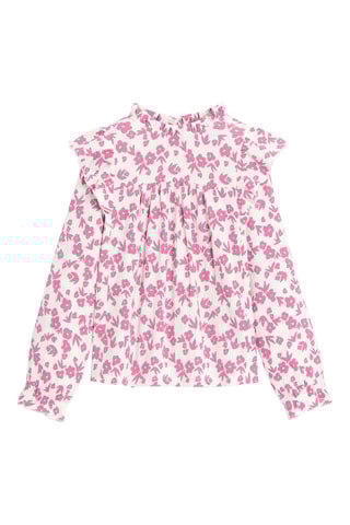 Blusa - Rosa y blanco - Okaïdi