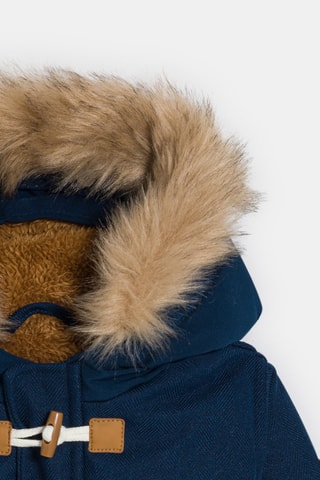 Parka con capucha - Azul oscuro - Obaïbi