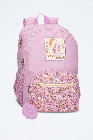 Sac à dos Sandra - Blanc et rose