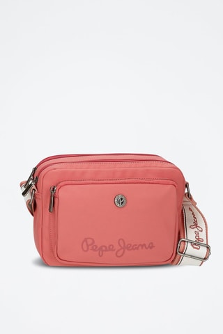 Sac bandoulière Corin - Rose et blanc