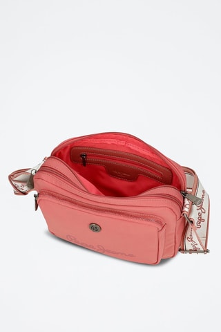 Sac bandoulière Corin - Rose et blanc