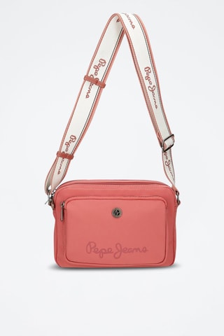 Sac bandoulière Corin - Rose et blanc