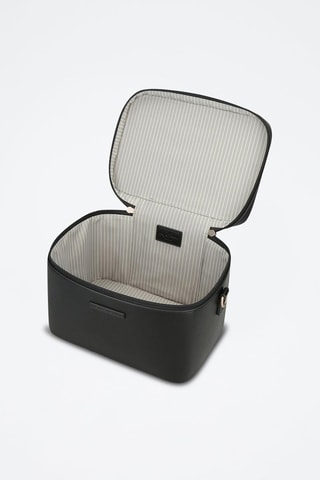 Trousse de toilette Elia - Argenté et noir