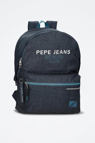 Sac à dos Edmon - Bleu et blanc