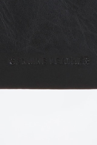 Portefeuille en cuir Topper - Noir