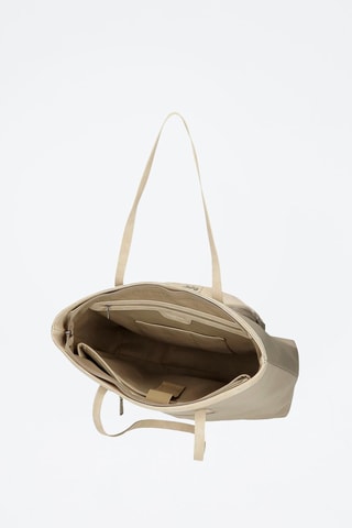 Cabas Jana - Argenté et beige