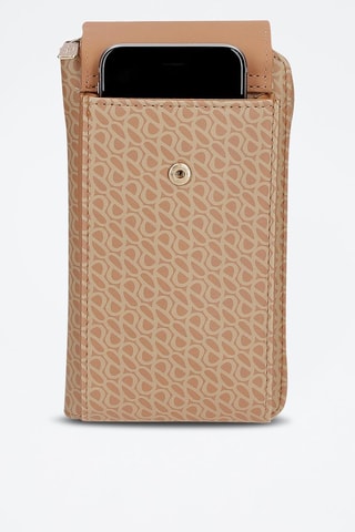 Sac bandoulière Megan - Marron et beige