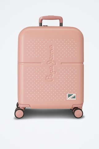 Valise cabine connectée  - 55 cm - Rose
