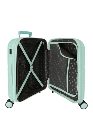 Valise cabine connectée extensible Nerea  - 55 cm - Bleu