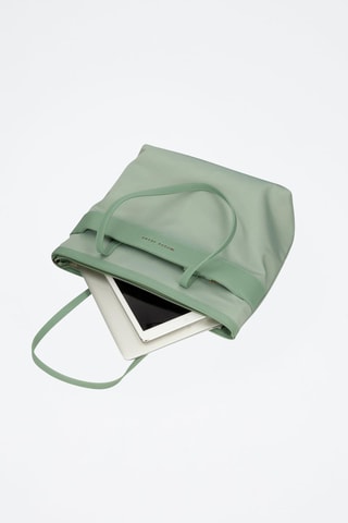 Sac porté épaule Morgan - Vert et doré