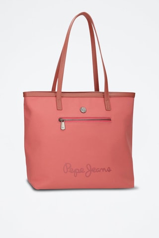 Sac porté épaule Corin - Marron et rose