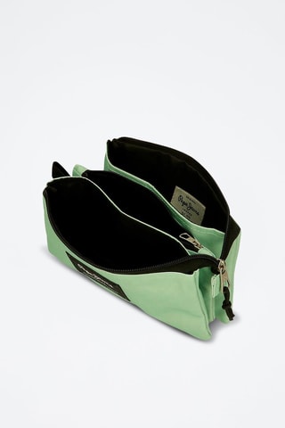 Trousse Aris - Noir et vert