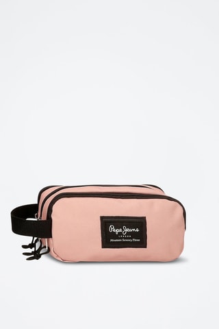 Trousse Aris - Noir et rose