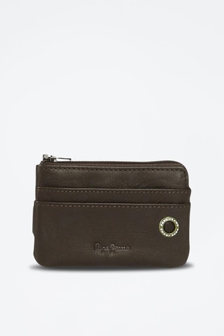 Porte-monnaie Badge - Marron