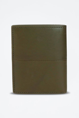 Portefeuille en cuir Cracker - Vert