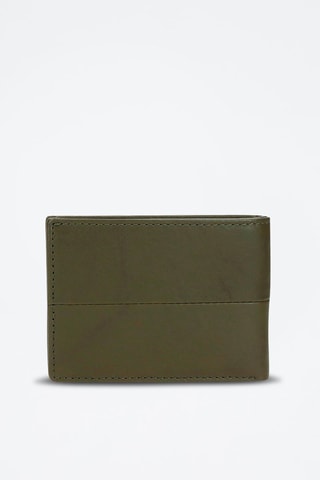 Portefeuille en cuir Cracker - Vert