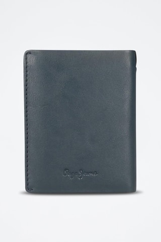 Portefeuille en cuir Marshal - Bleu