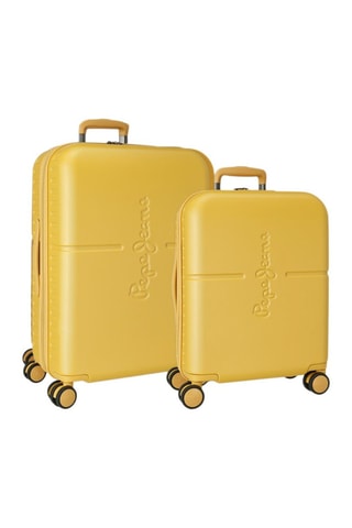 Valise cabine et valise semaine Pepe Jeans - 55-70 cm - 37/79 l - Jaune