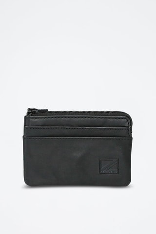 Porte-monnaie en cuir Chief - Noir