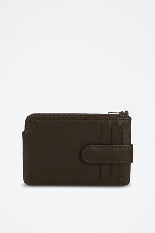 Porte-monnaie en cuir Marshal - Marron