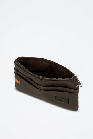 Porte-monnaie en cuir Marshal - Marron