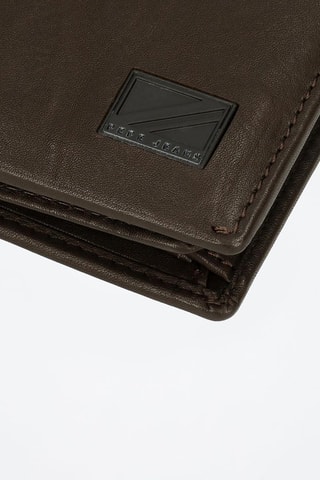 Porte-monnaie en cuir Marshal - Marron