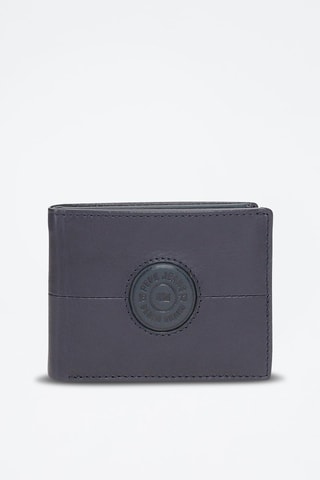 Portefeuille en cuir Cracker - Bleu