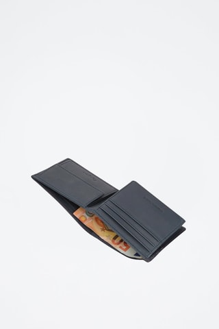 Portefeuille en cuir Cracker - Bleu