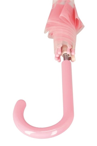 Parapluie automatique Evelin - Blanc et rose