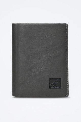 Portefeuille en cuir Chief - Gris