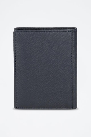 Portefeuille Checkbox en cuir - Bleu