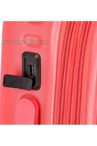 Valise cabine Highlight - Corail - 55 cm - Orange et argenté